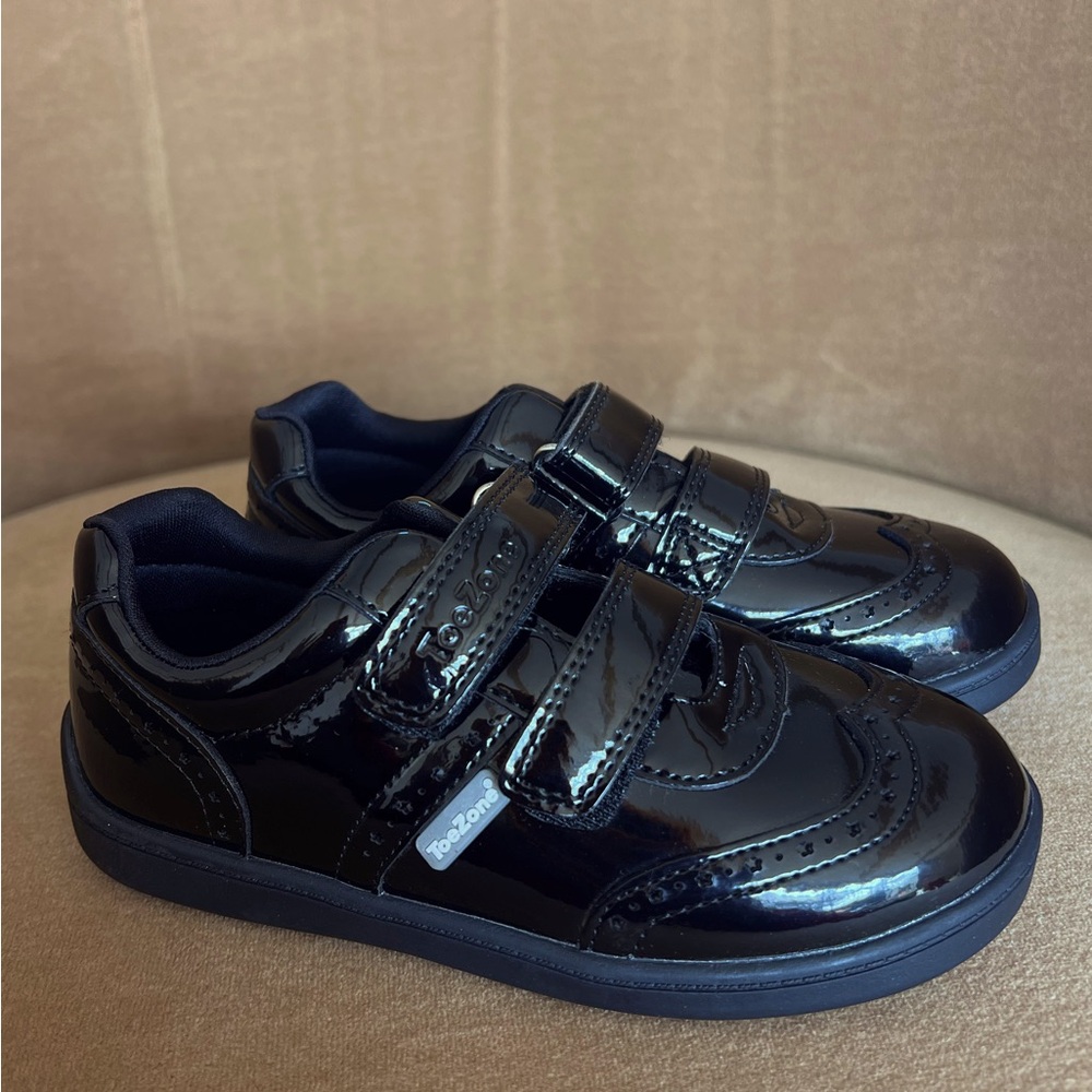 Kids Black Patent Shoes